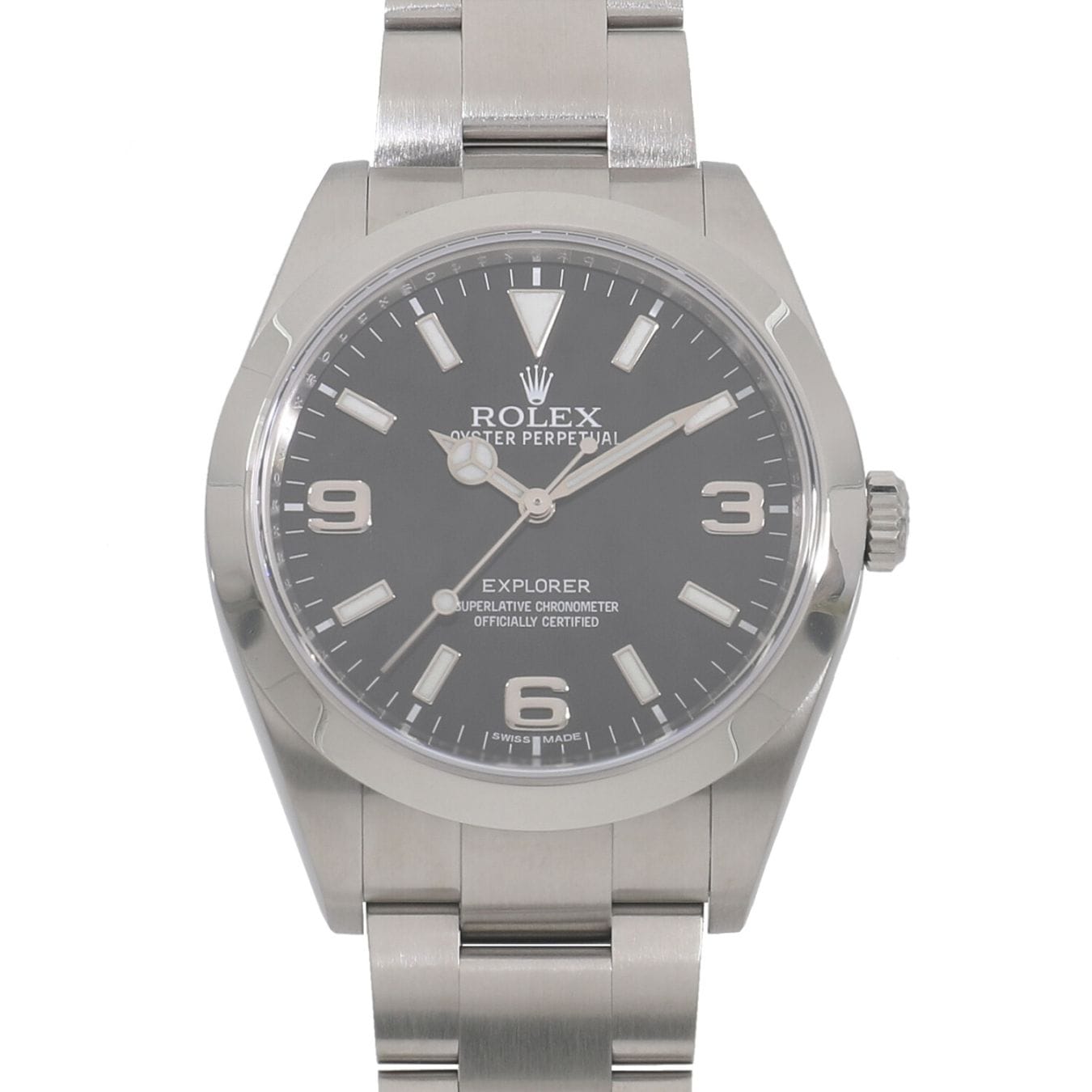 [中古]ロレックス エクスプローラー I 214270 ランダム ブラック メンズ