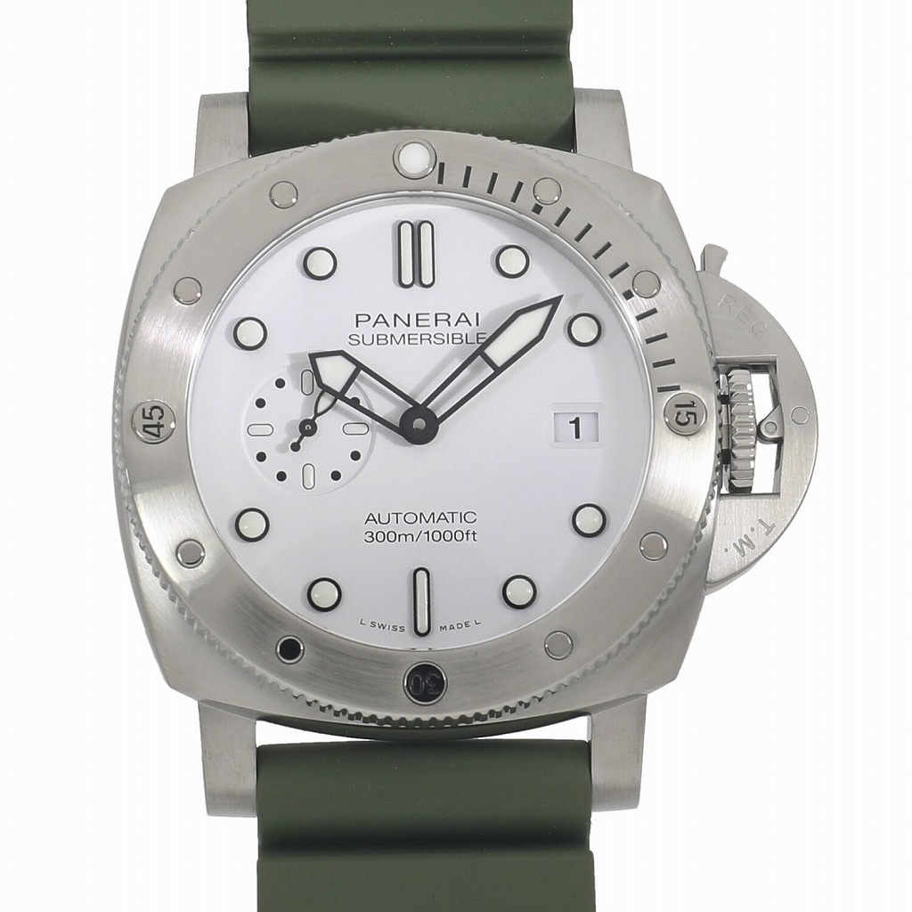 [新品]パネライ サブマーシブル クアランタクアトロ ビアンコ PAM01226 ホワイト メンズ