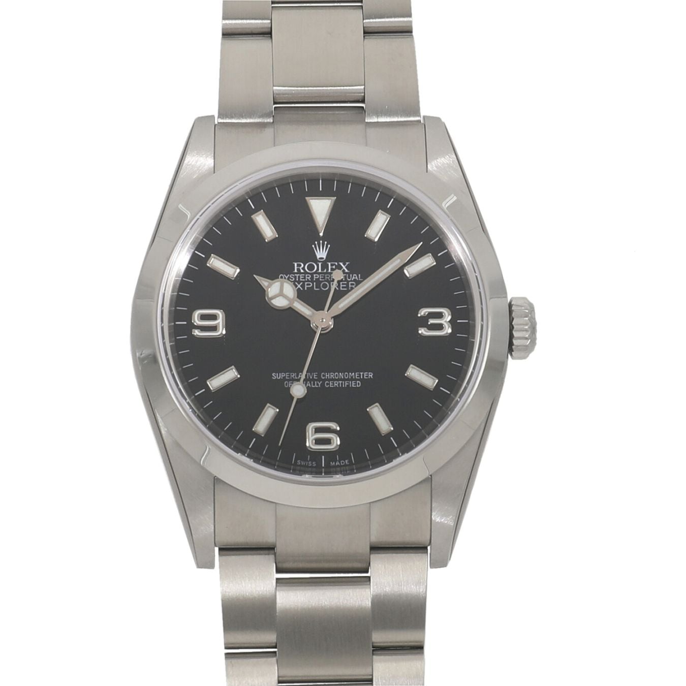 [未使用]ロレックス エクスプローラー I 114270 D番 ブラック メンズ