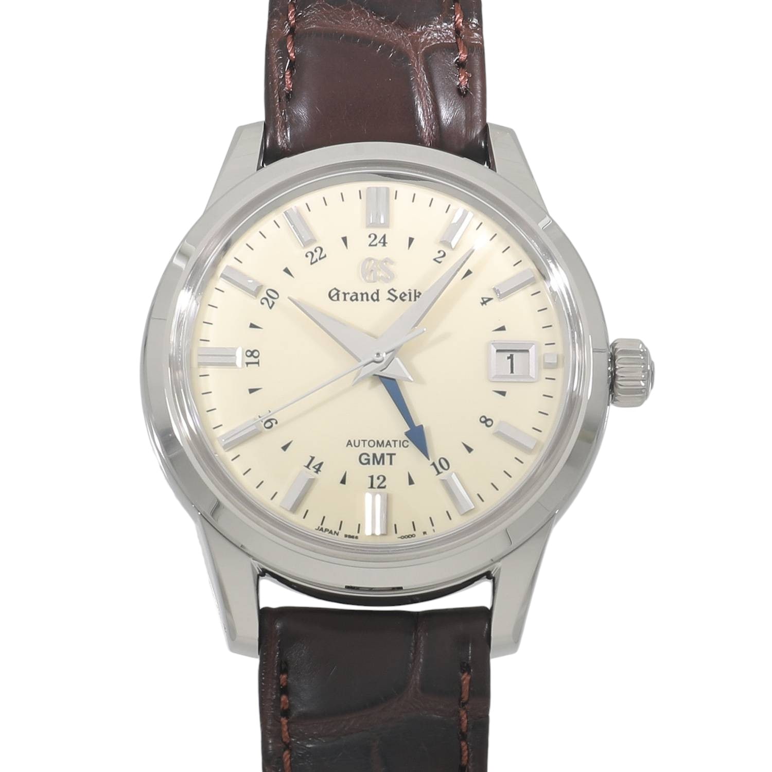 [未使用]セイコー グランドセイコー エレガンス コレクション メカニカル GMT SBGM221 / 9S66-00A0 アイボリー メンズ