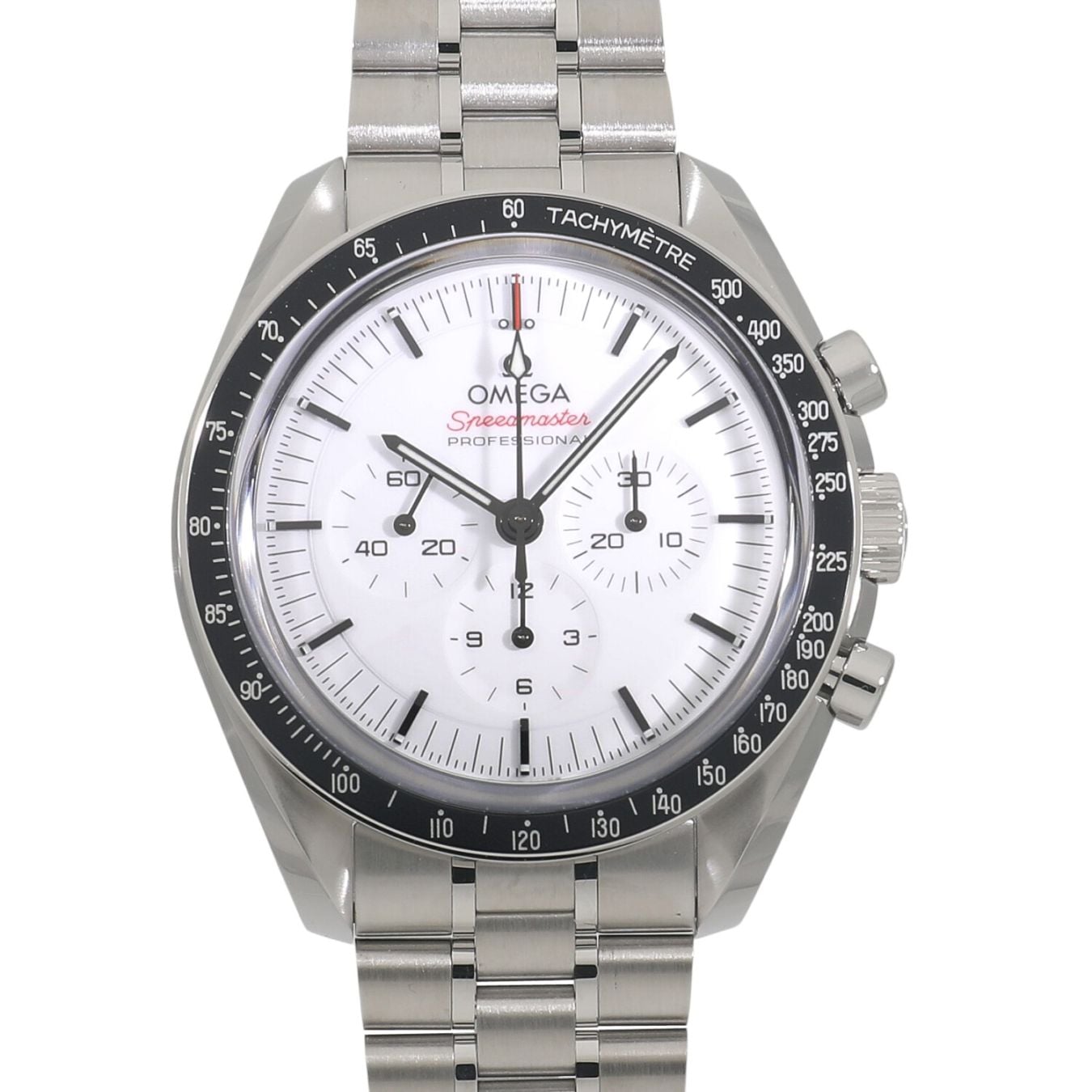 [新品]オメガ スピードマスター ムーンウォッチ プロフェッショナル コーアクシャル マスター クロノメーター クロノグラフ 42MM 310.30.42.50.04.001 ホワイト メンズ