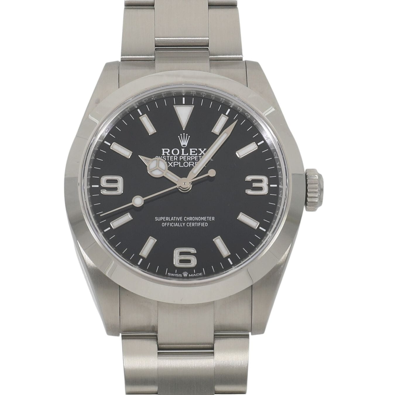 [中古]ロレックス エクスプローラー 40 224270 ランダム ブラック メンズ