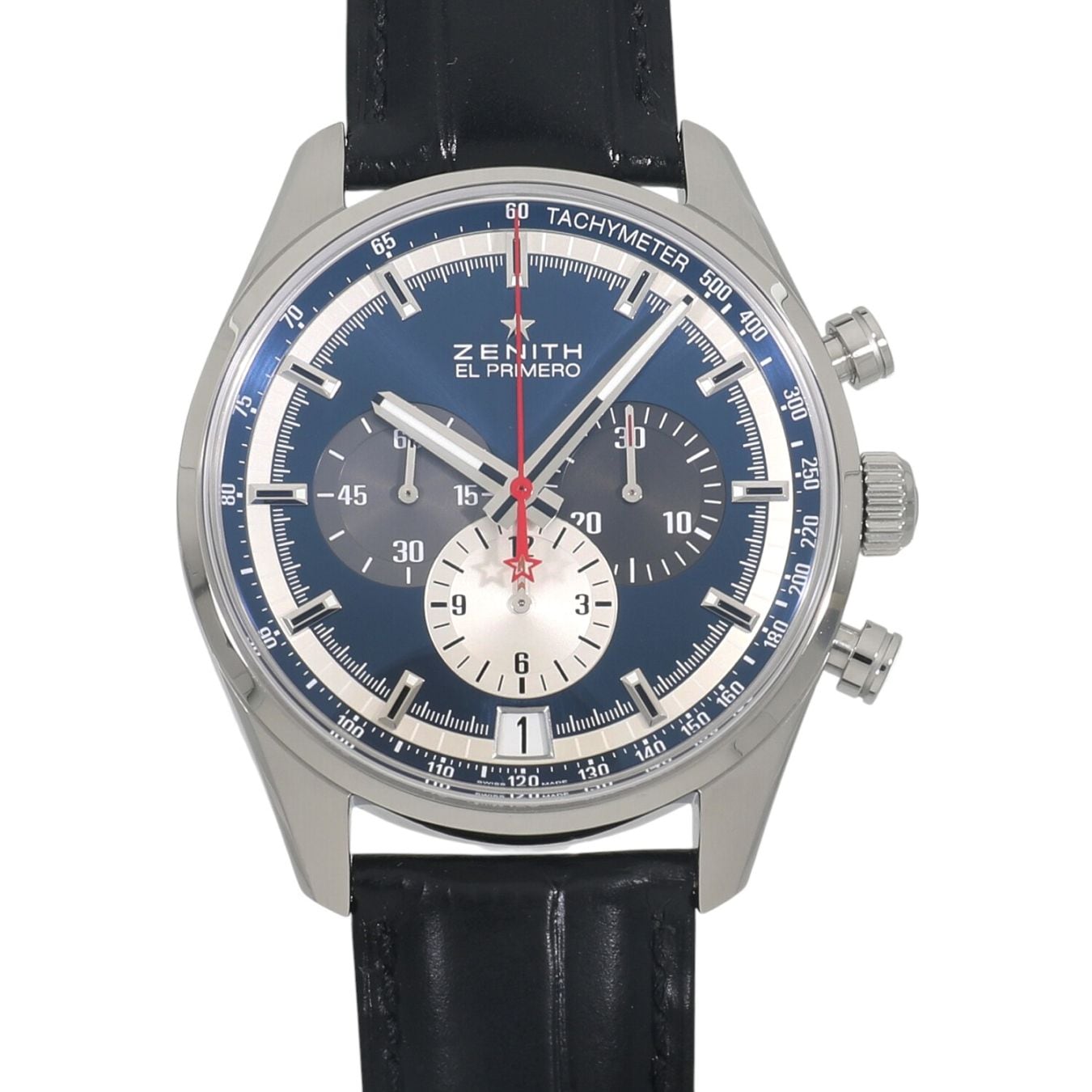 [中古]ゼニス エルプリメロ 36000VPH 03.2040.400/53.C700 ブルー×マルチカラー メンズ