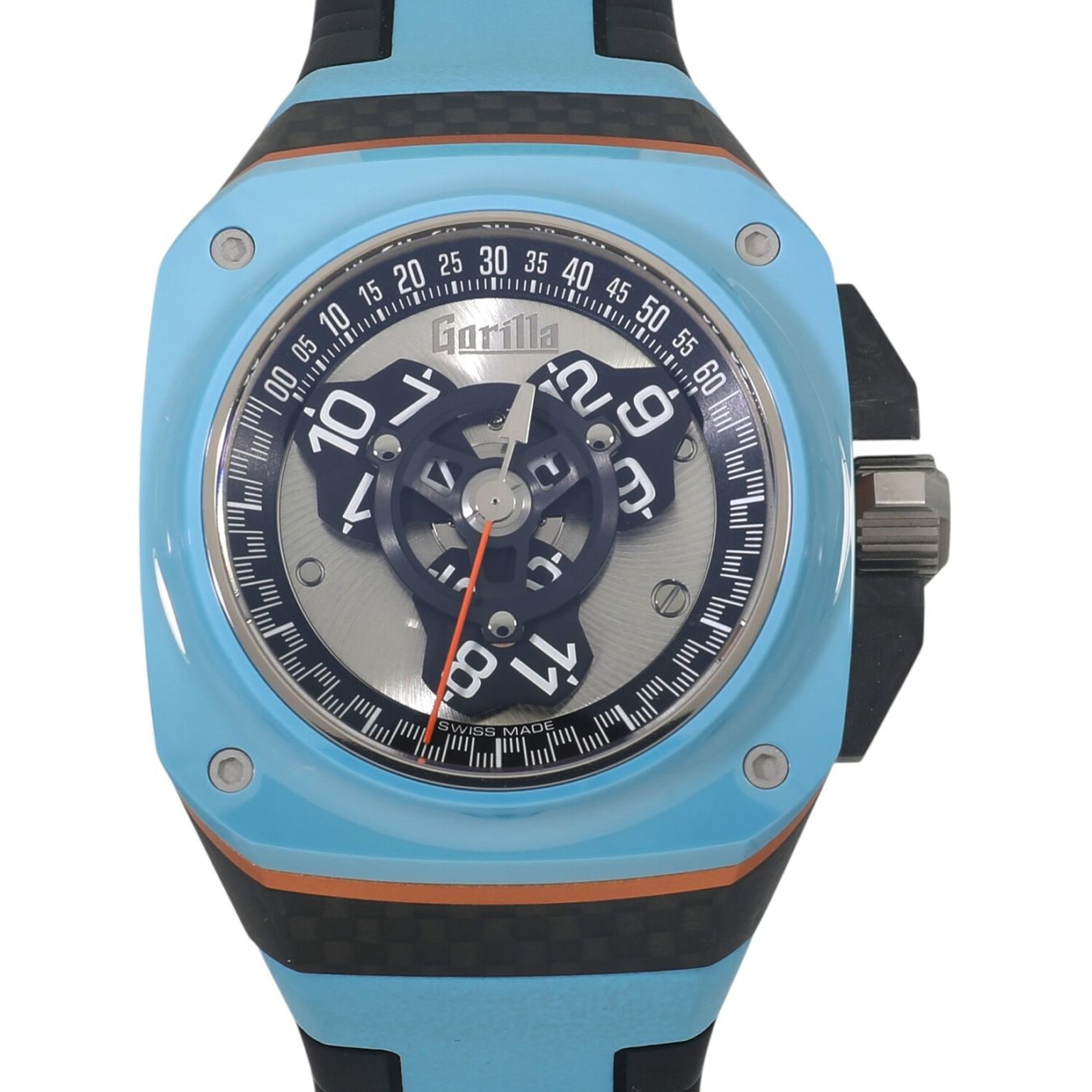 [未使用]ゴリラ ウォッチ ファストバック ドリフト ミラージュ 50本限定 FBY34.0 シルバー メンズ