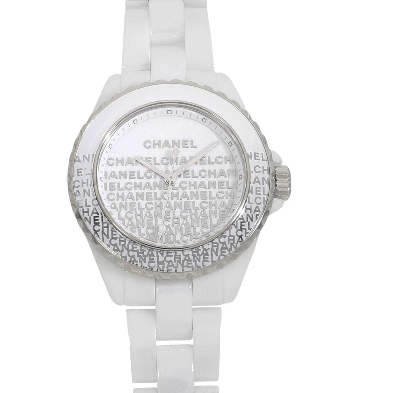 [未使用]シャネル J12 ウォンテッド ドゥ シャネル 33mm H7419 ホワイト レディース
