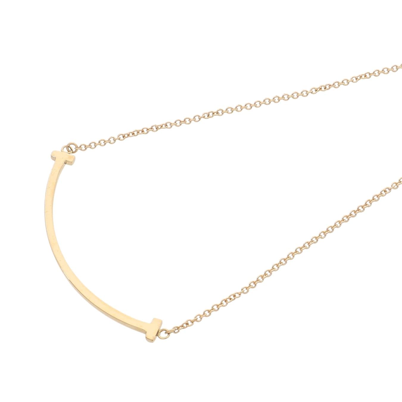 [中古]ティファニー Tスマイル スモール ネックレス 60011679