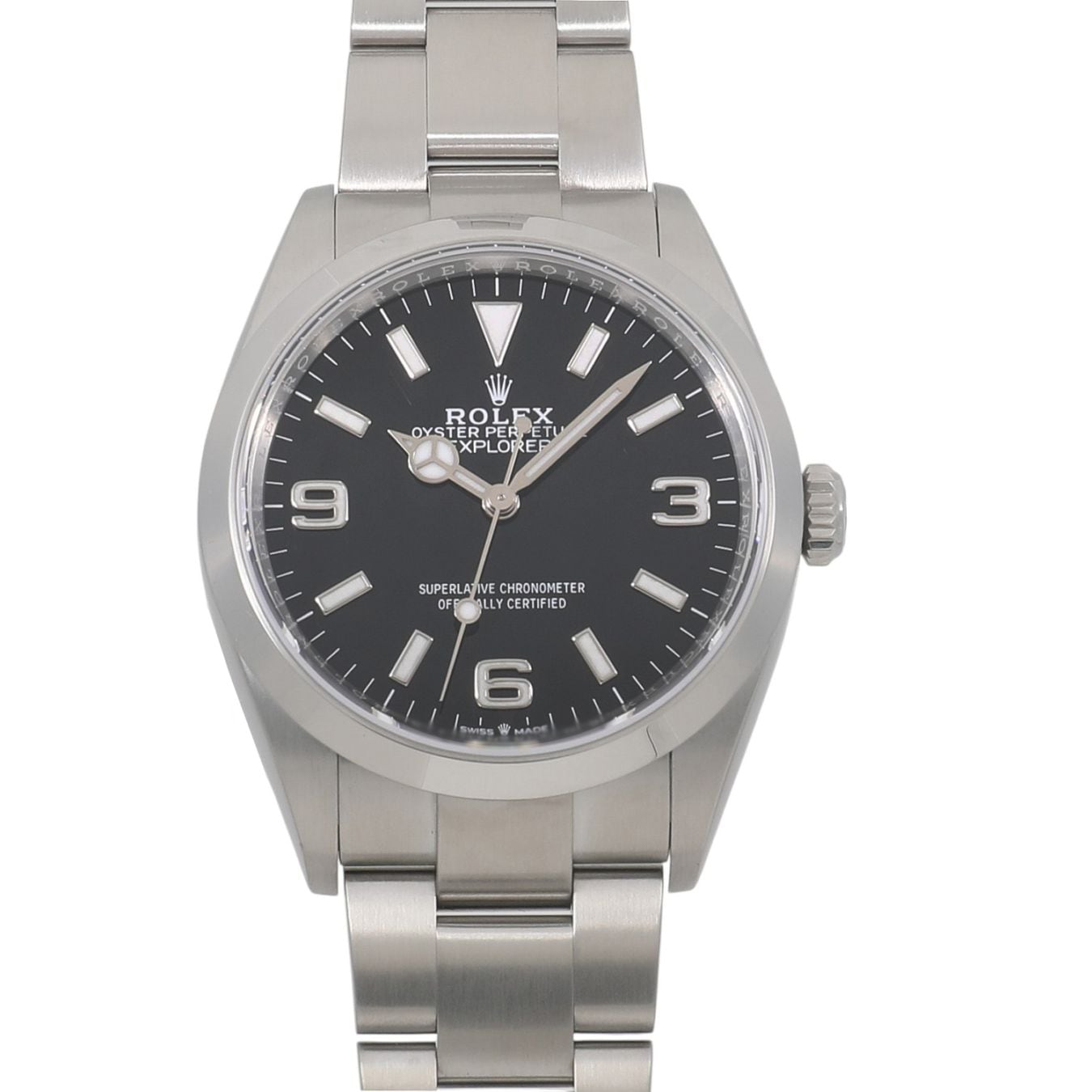 [中古]ロレックス エクスプローラー 36 124270 ランダム ブラック メンズ