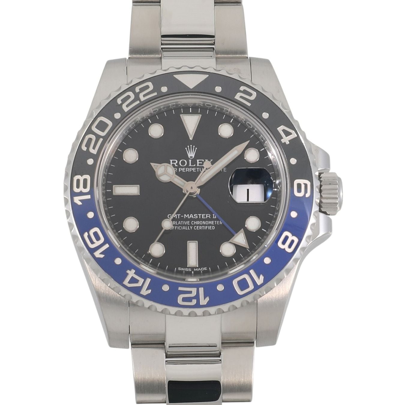 [中古]ロレックス GMTマスターII 116710BLNR ランダム ブラック メンズ