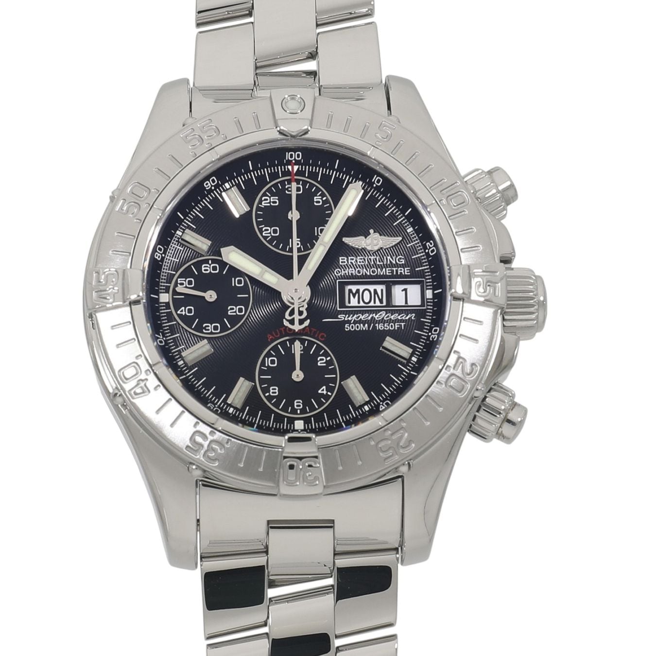 [中古]ブライトリング クロノ スーパーオーシャン 日本限定 400本 A111BJLPRS / A13340 ブラック メンズ