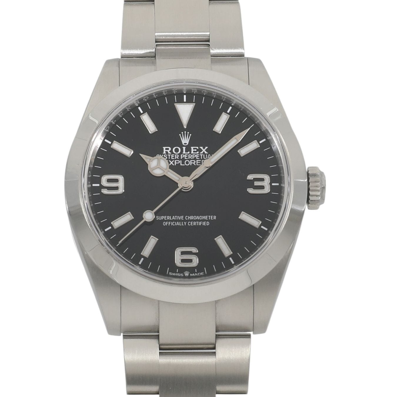 [中古]ロレックス エクスプローラー 40 224270 ランダム ブラック メンズ