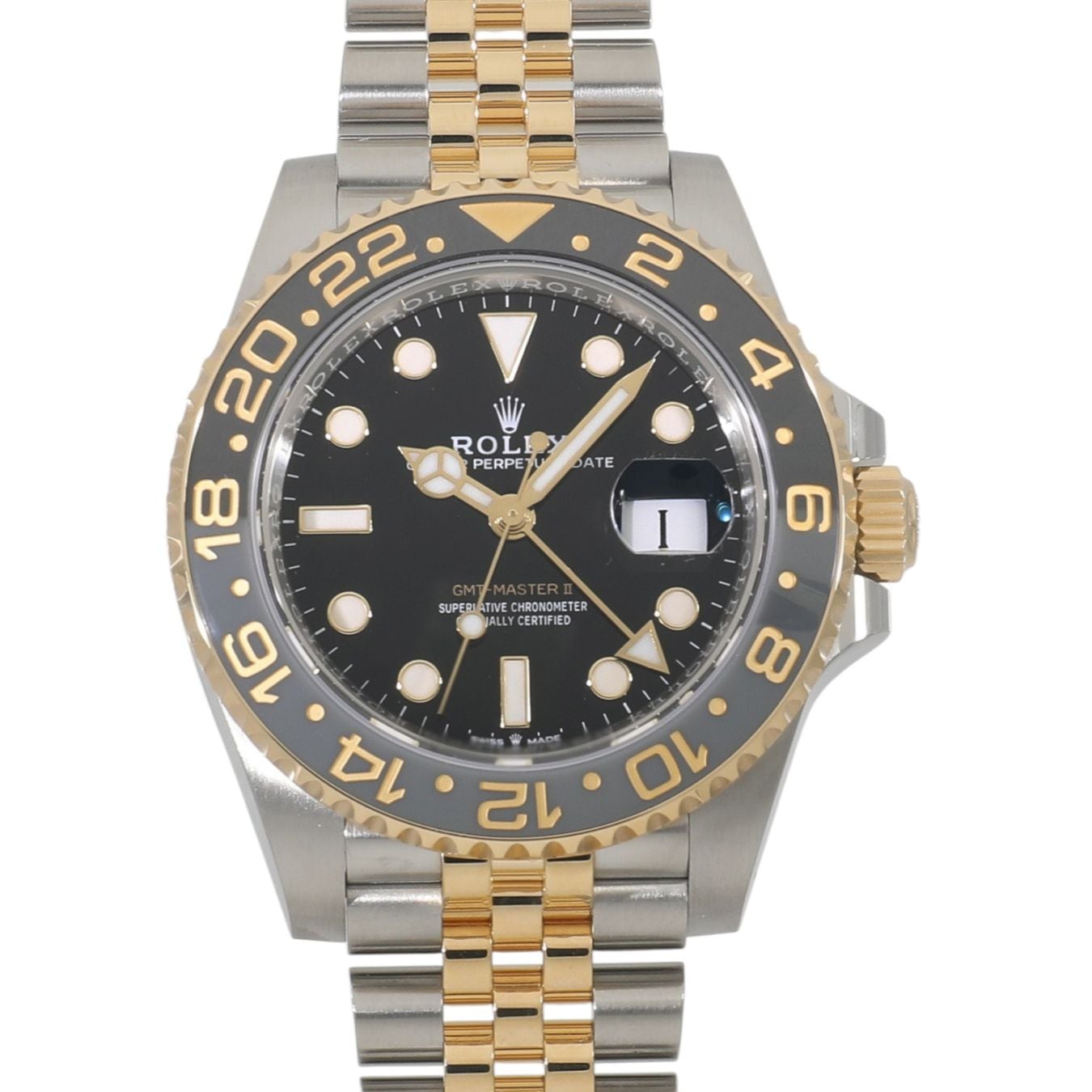 [中古]ロレックス GMTマスター II 126713GRNR ランダム ブラック メンズ