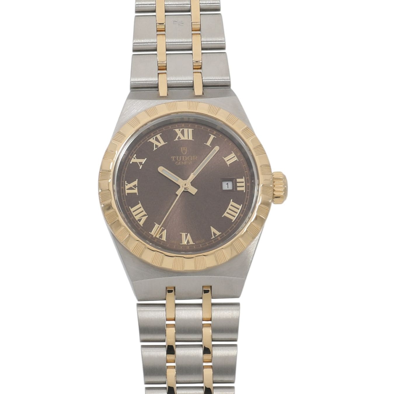 [中古]チューダー ロイヤル M28303-0008 チョコレートブラウン レディース