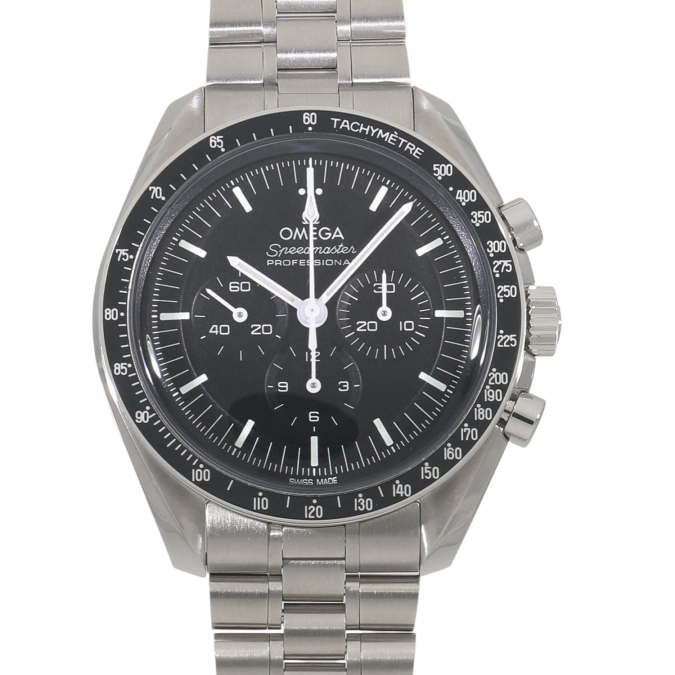 [中古]オメガ スピードマスター ムーンウォッチ プロフェッショナル コーアクシャル マスター クロノメーター クロノグラフ 310.30.42.50.01.001 ブラック メンズ