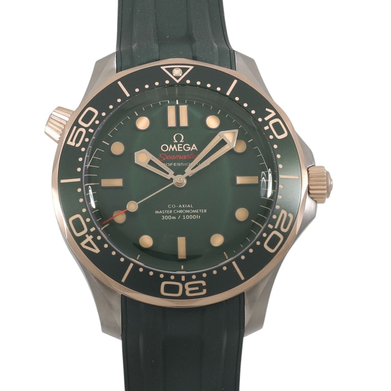 [新品]オメガ シーマスター ダイバー 300M コーアクシャル マスター クロノメーター 42MM 210.92.42.20.10.001 グリーン メンズ
