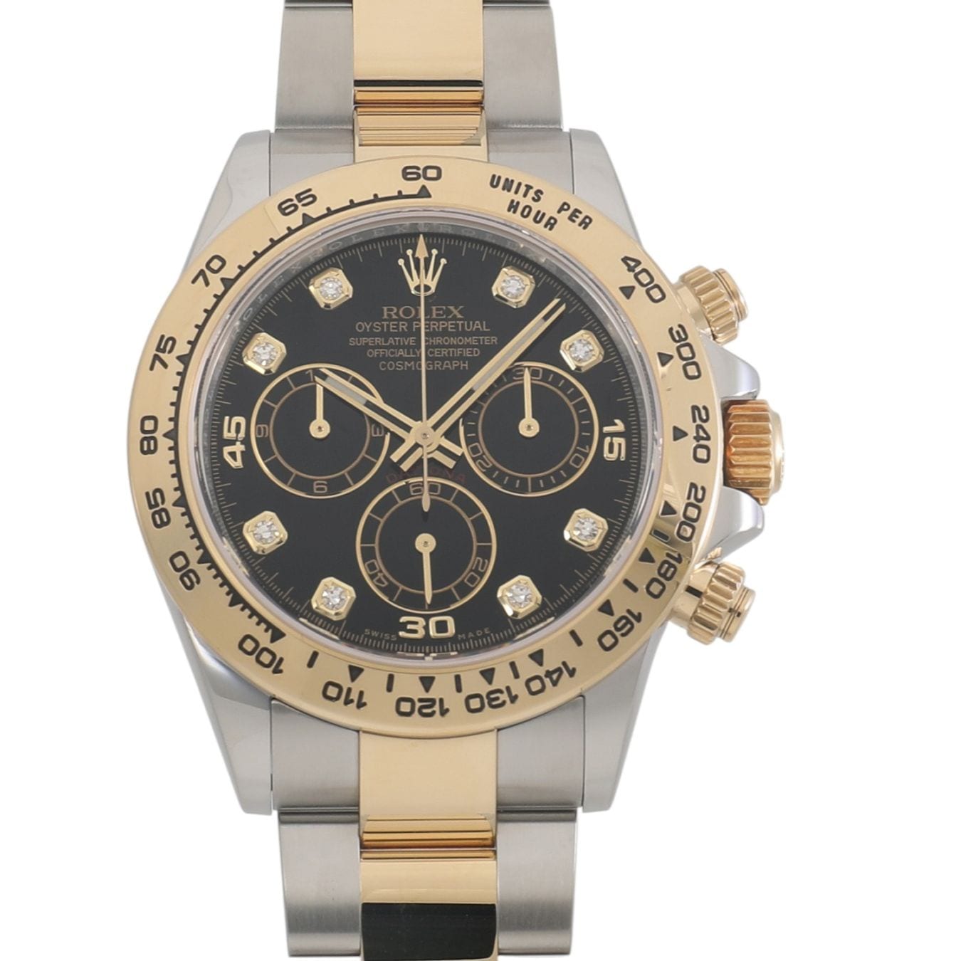 [中古]ロレックス コスモグラフ デイトナ 116503G ランダム ブラック×8Pダイヤ メンズ