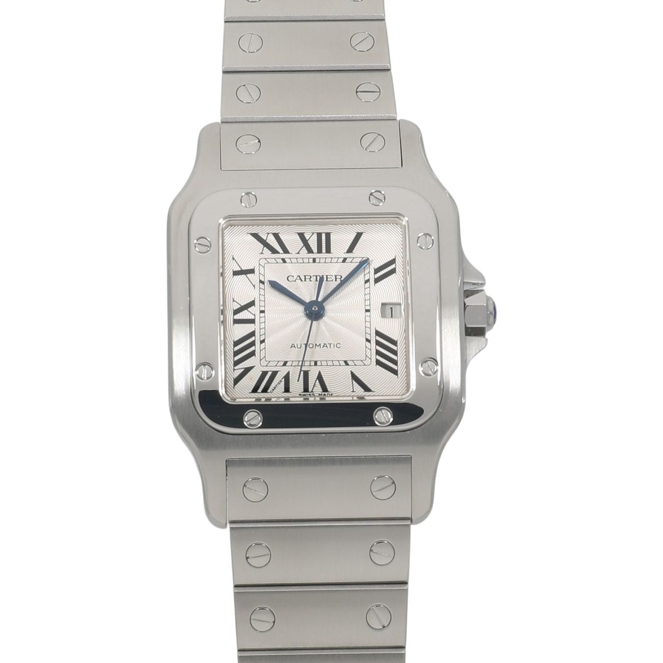 [中古]カルティエ サントス ガルベ LM W20055D6 シルバー ユニセックス