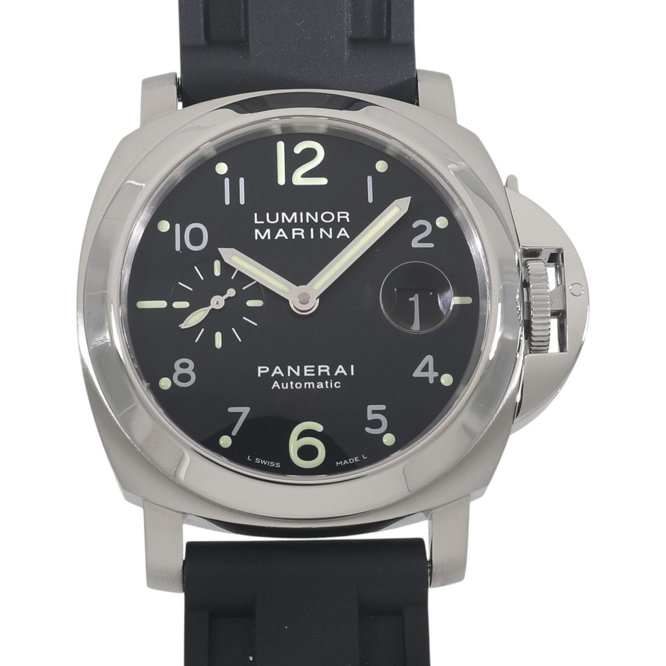 [中古]パネライ ルミノール マリーナ オートマチック 44MM PAM00164 J番 ブラック メンズ