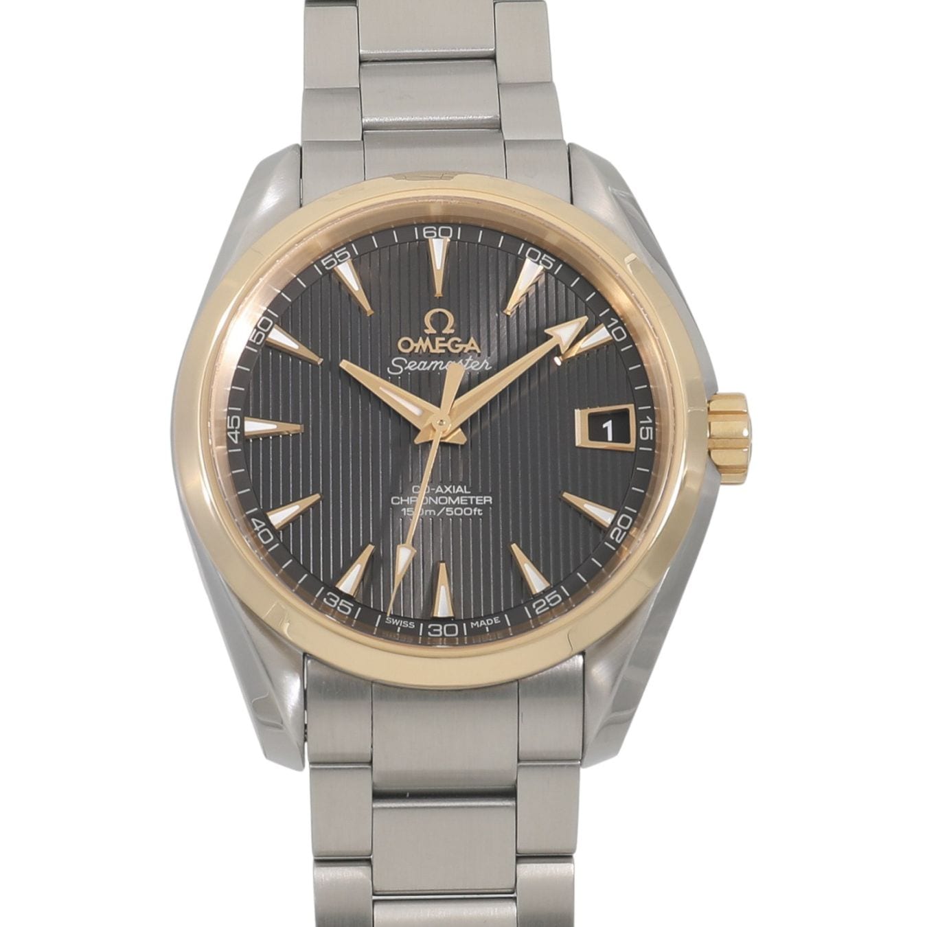 [中古]オメガ シーマスター アクアテラ 150M コーアクシャル クロノメーター 231.20.39.21.06.004 グレー メンズ
