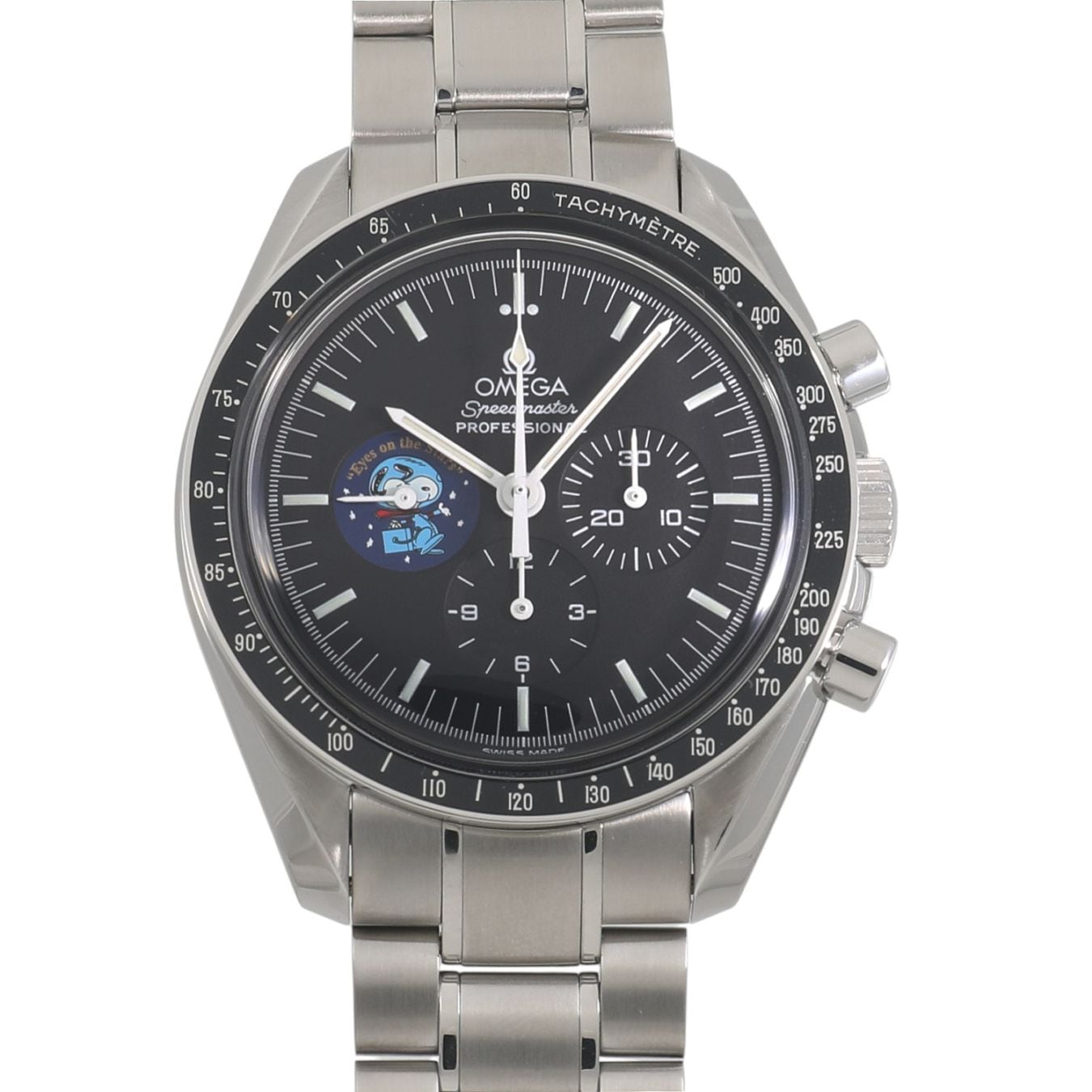 [中古]オメガ スピードマスター プロフェッショナル スヌーピー アワード 世界限定 5441本 3578.51.00 ブラック メンズ