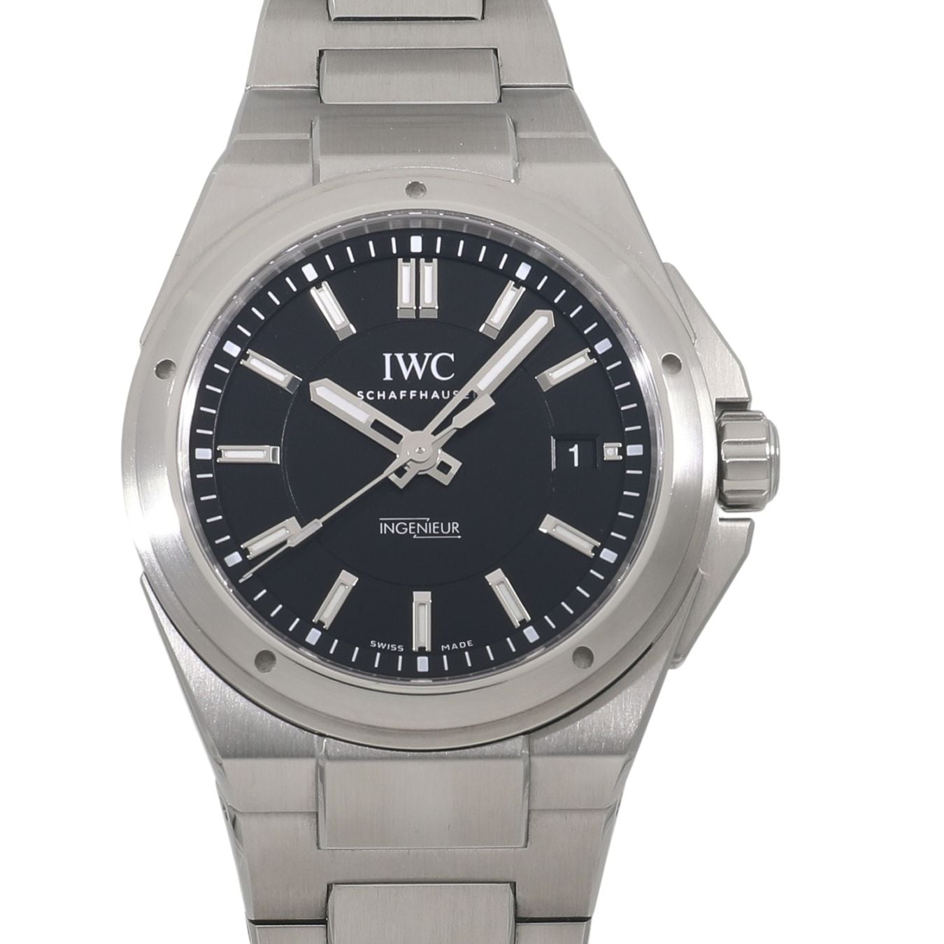 [中古]IWC インヂュニア オートマチック IW323902 ブラック メンズ