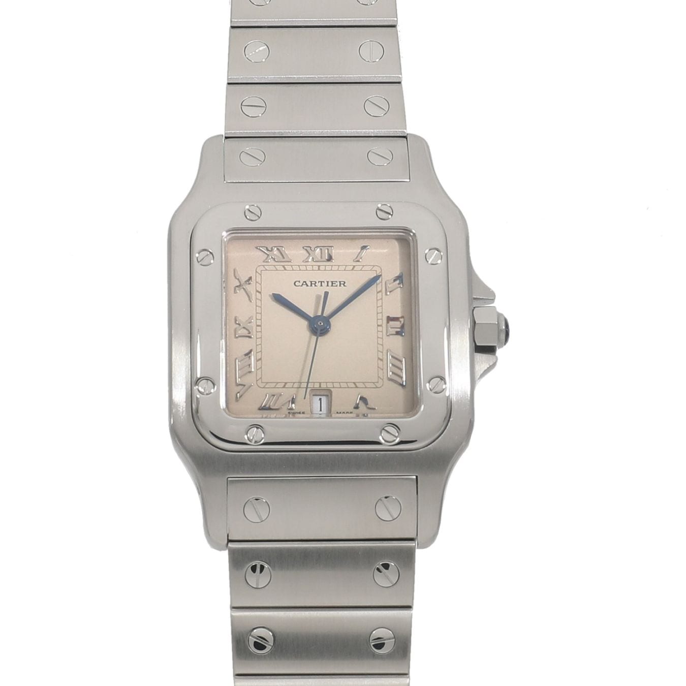 [中古]カルティエ サントス ガルベ LM W20025D6 アイボリー ユニセックス