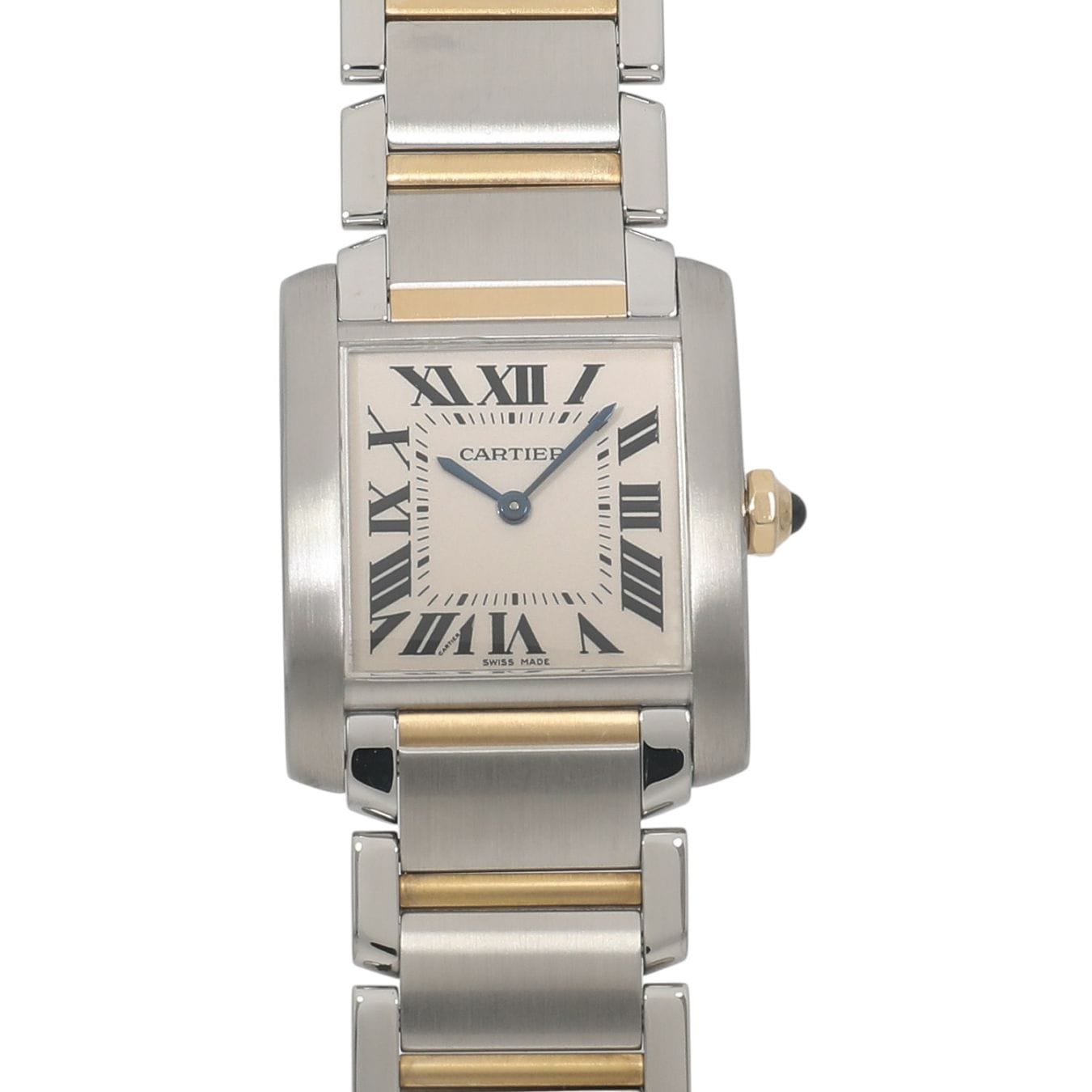 [中古]カルティエ タンク フランセーズ MM W51006Q4 アイボリー ユニセックス
