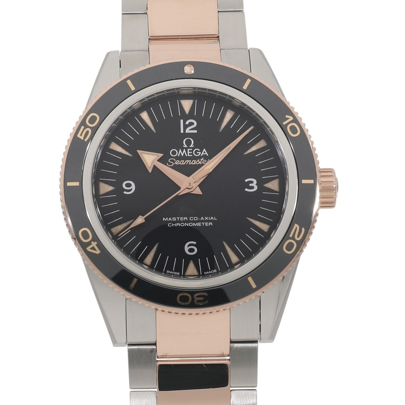 [中古]オメガ シーマスター 300 マスターコーアクシャル 233.20.41.21.01.001 ブラック メンズ