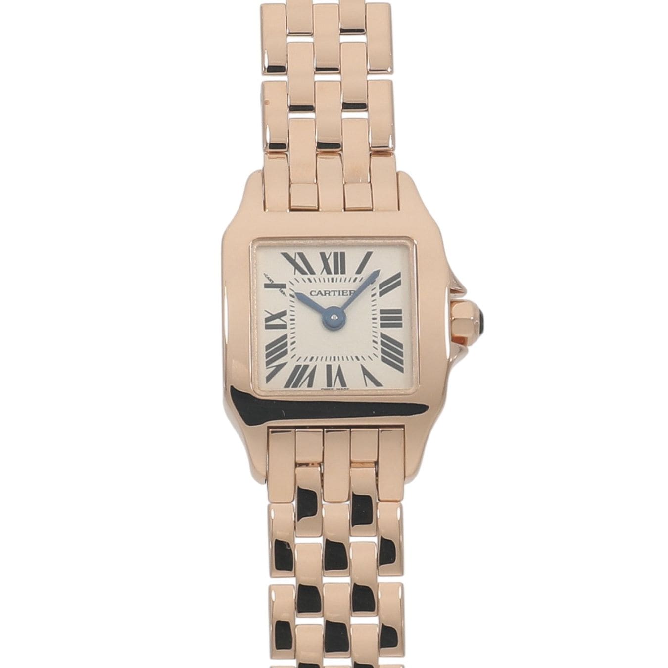 [中古]カルティエ ミニ サントス ドゥモアゼル W25077X9 シルバー レディース