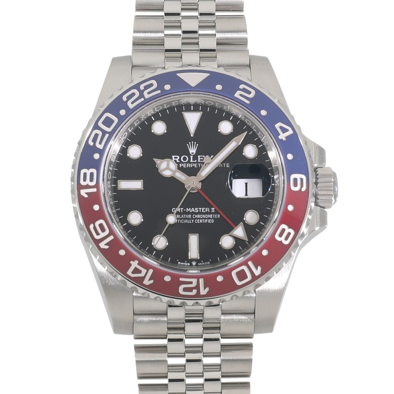 [中古]ロレックス GMTマスター II 126710BLRO ランダム ブラック メンズ