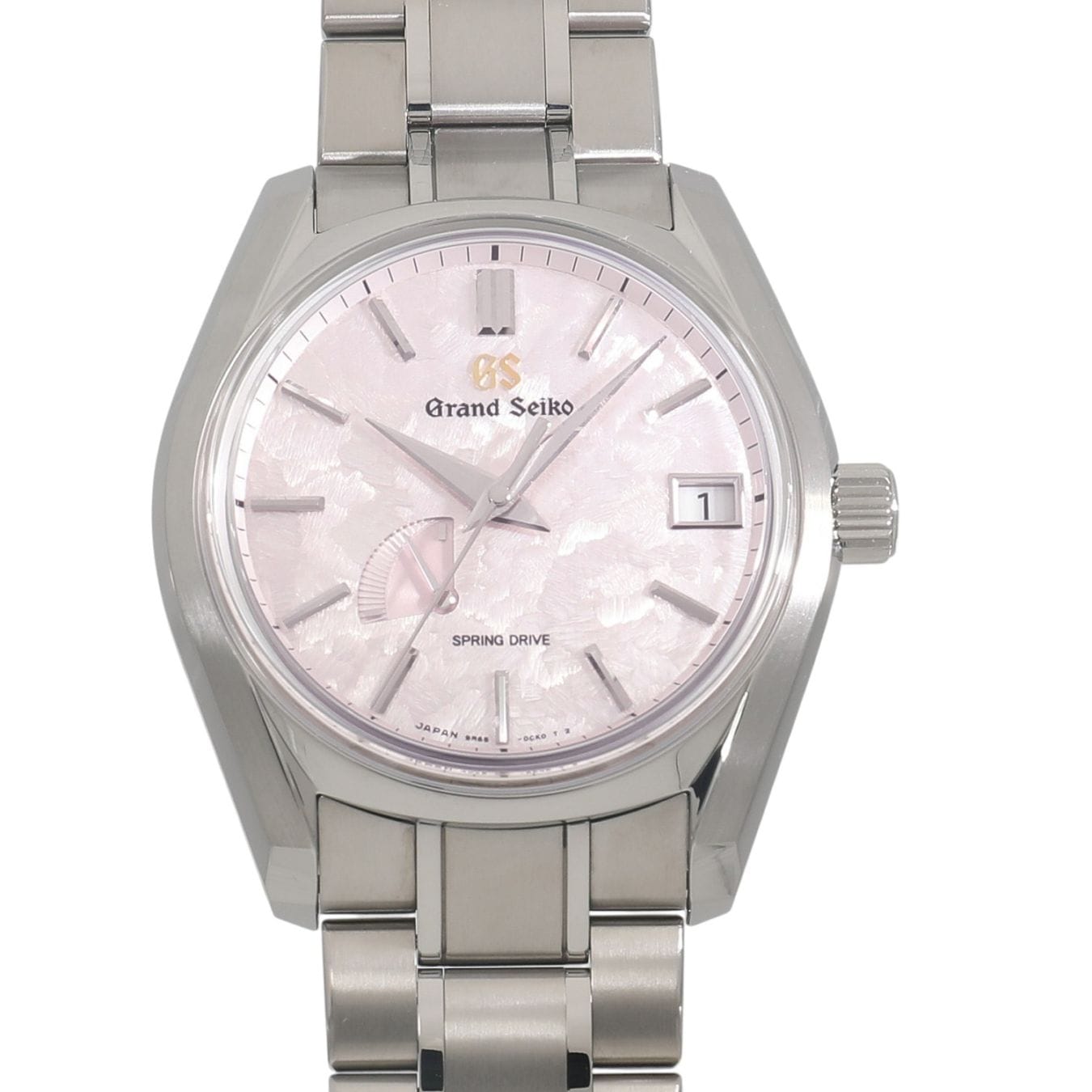 [中古]セイコー グランドセイコー ヘリテージコレクション 二十四節気シリーズ 春分・花筏 SBGA443 / 9R65-0DG0 ピンク メンズ