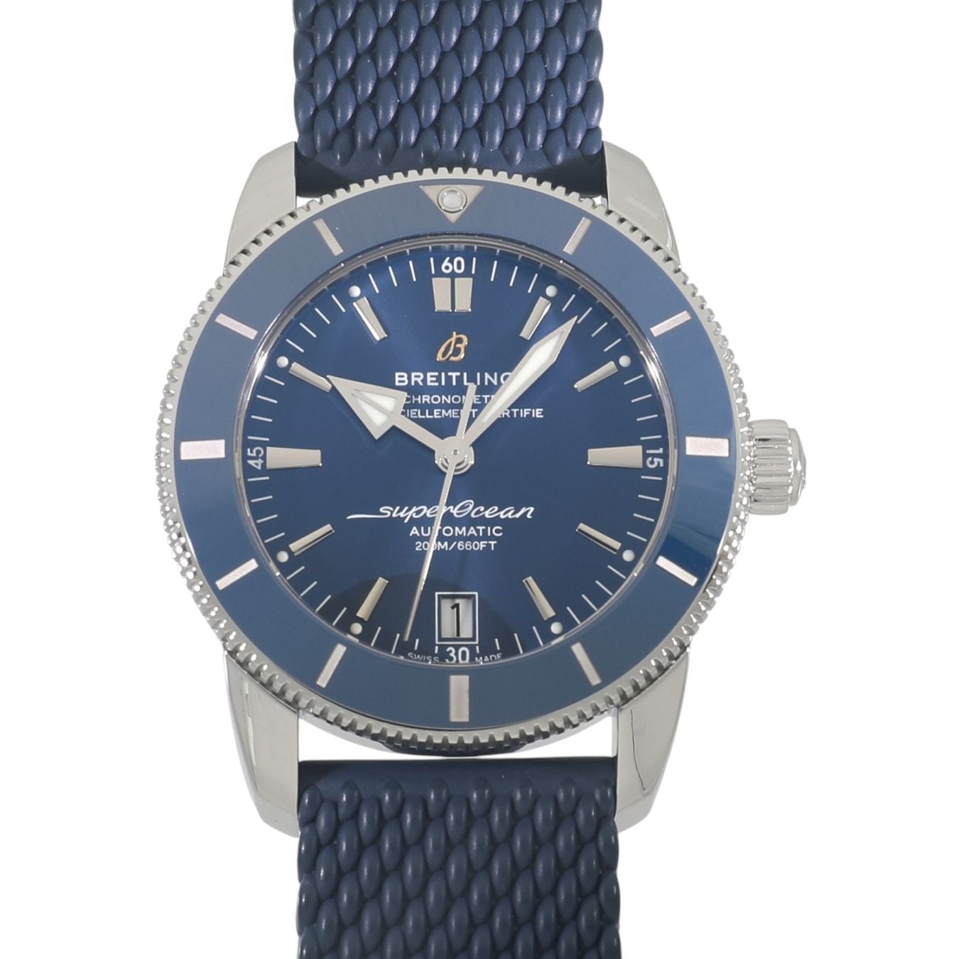 [中古]ブライトリング スーパーオーシャン ヘリテージ B20 オートマチック 42 A201C-1QRC / AB2010161C1S1 ブルー メンズ