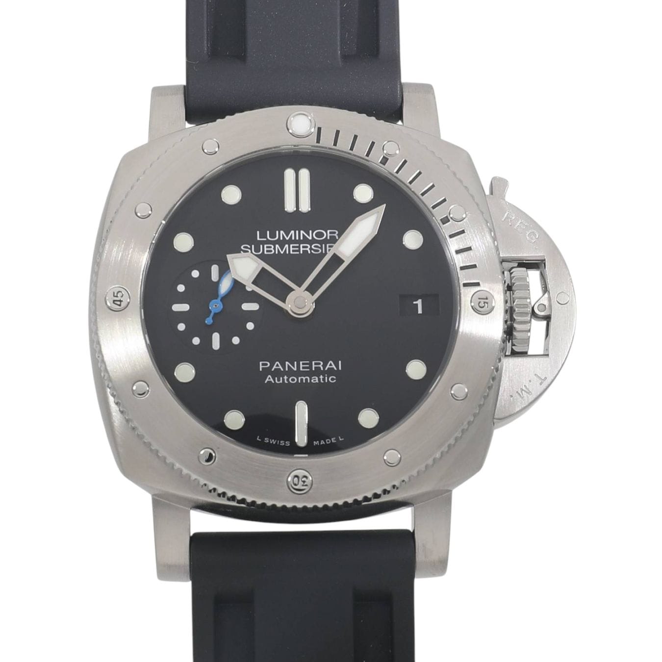 [中古]パネライ ルミノール サブマーシブル 1950 3デイズ オートマティック アッチャイオ 42MM PAM00682 U番 ブラック メンズ