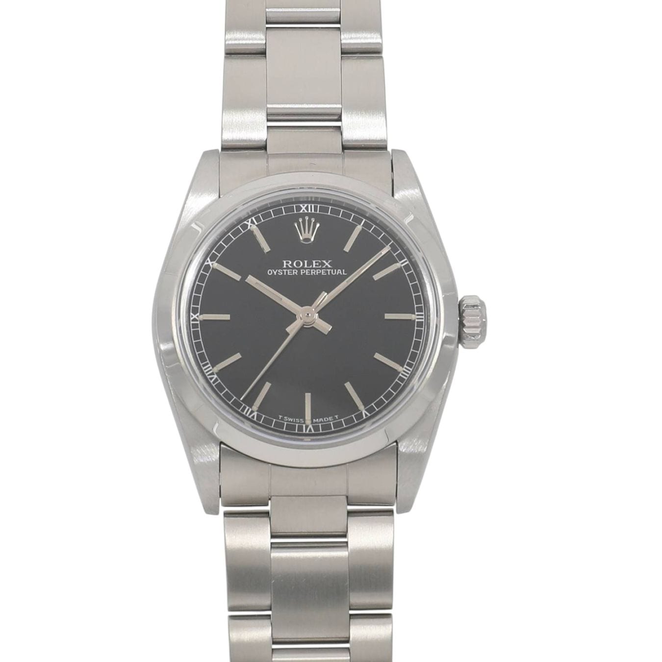 [中古]ロレックス オイスター パーペチュアル 67480 U番 ブラック レディース