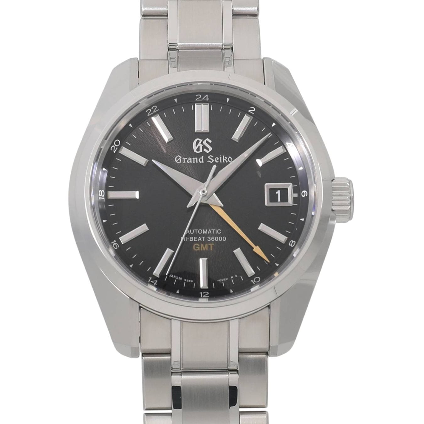 [新品]セイコーグランドセイコー ヘリテージコレクション メカニカル ハイビート GMT SBGJ265 ブラック メンズ