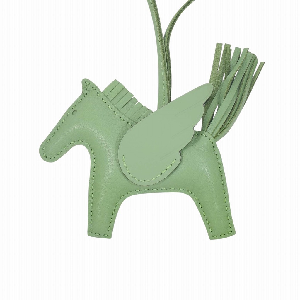 ♡【美品】ロデオチャームペガサスPM エルメス ロデオチャームペガサスPM ローズサクラ/ゴールド