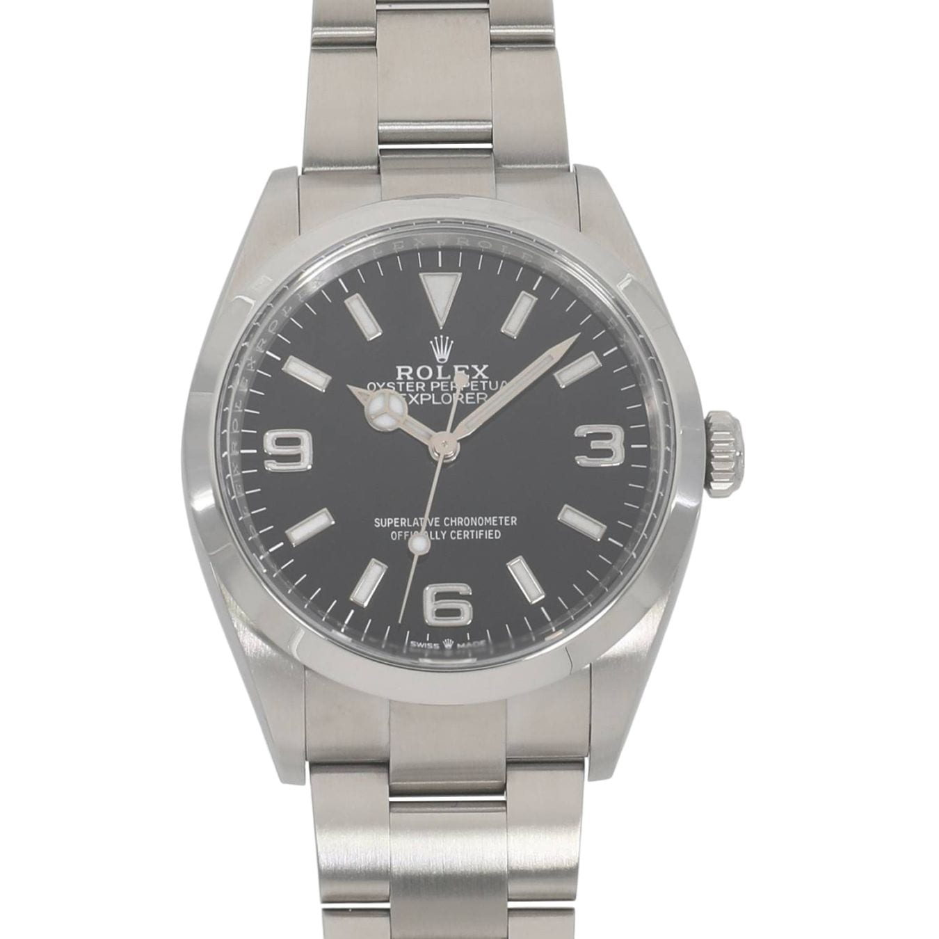 [中古]ロレックス エクスプローラー 36 124270 ランダム ブラック メンズ