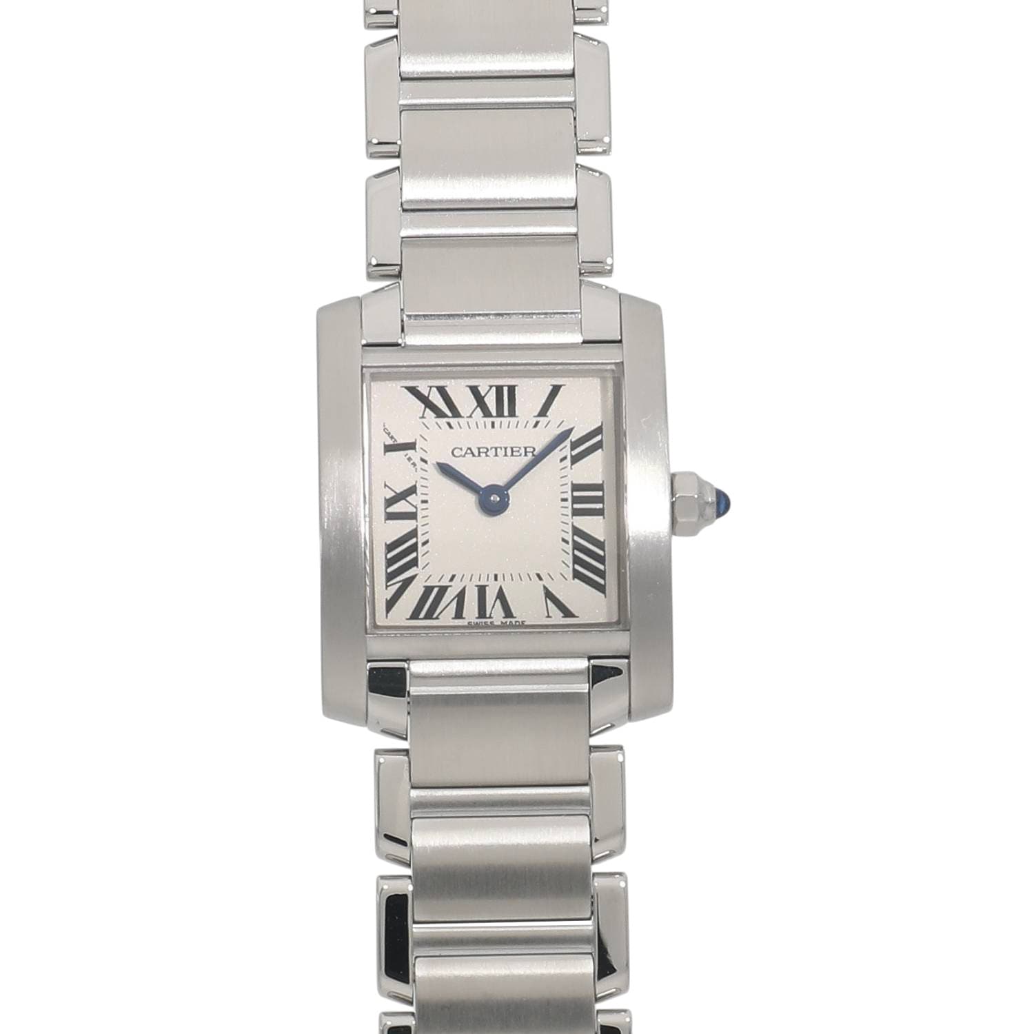 [中古]カルティエ タンクフランセーズ SＭ W51008Q3 アイボリー レディース