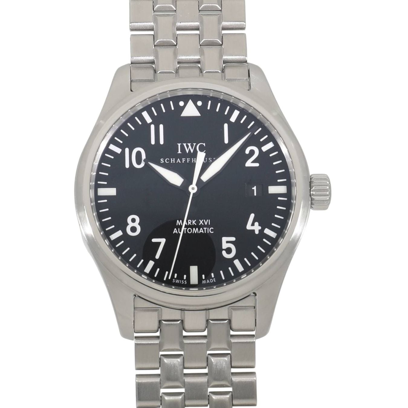 [中古]IWC パイロットウォッチ マーク XVI IW325504 ブラック メンズ