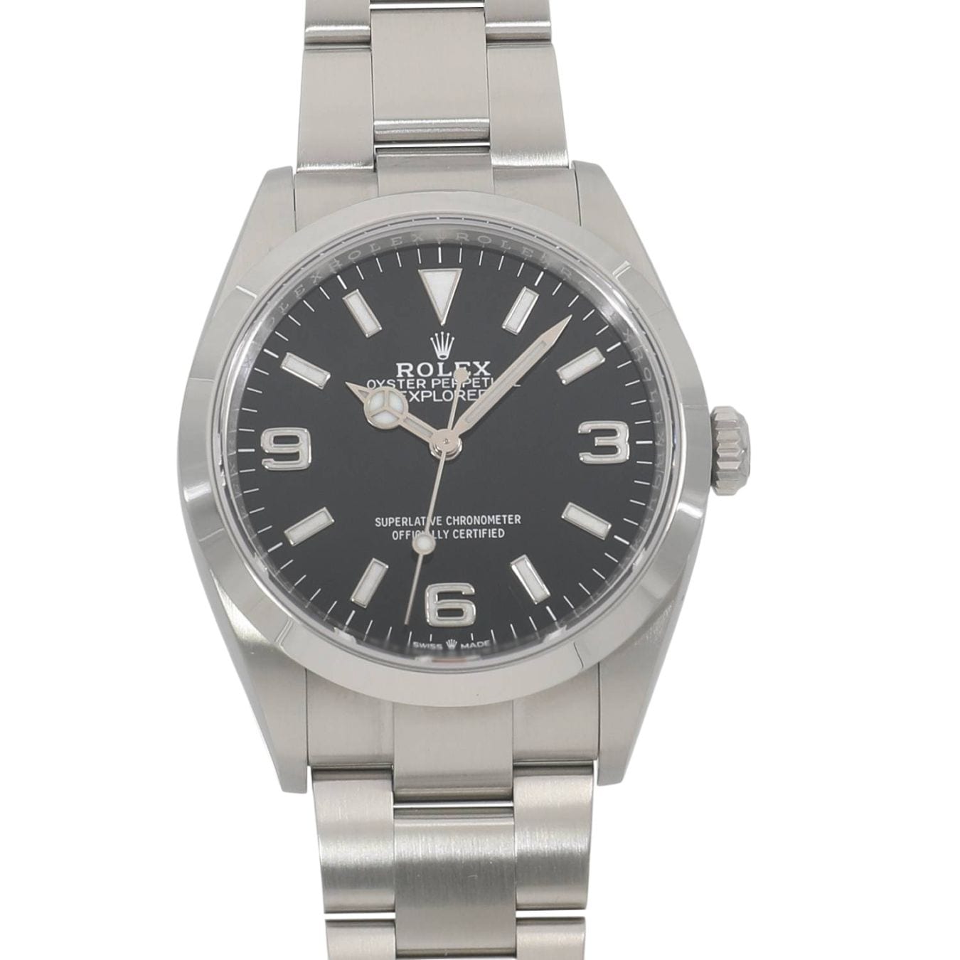 [中古]ロレックス エクスプローラー 36 124270 ランダム ブラック メンズ