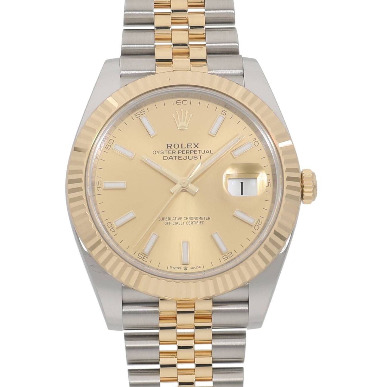 [未使用]ロレックス デイトジャスト 41 126333 ランダム シャンパン メンズ
