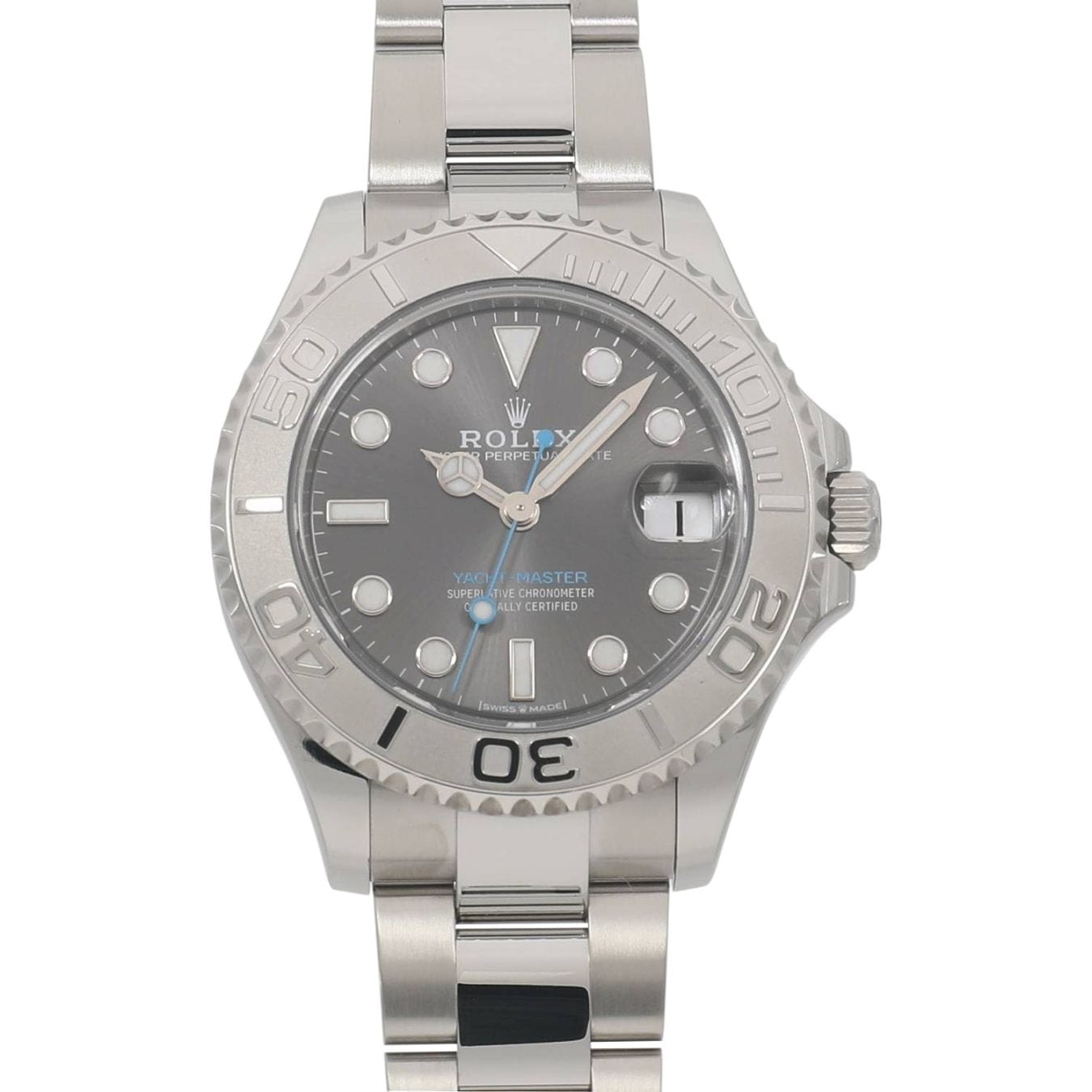 [中古]ロレックス ヨットマスター 37 268622 ランダム スレート ユニセックス