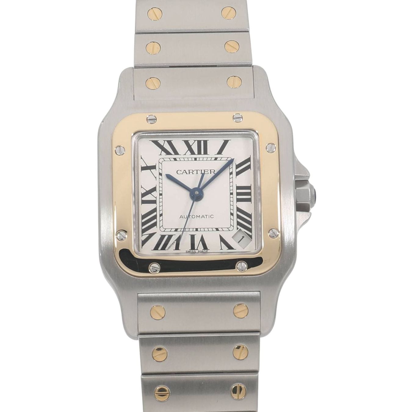 [中古]カルティエ サントス ガルベ XL W20099C4 シルバー メンズ