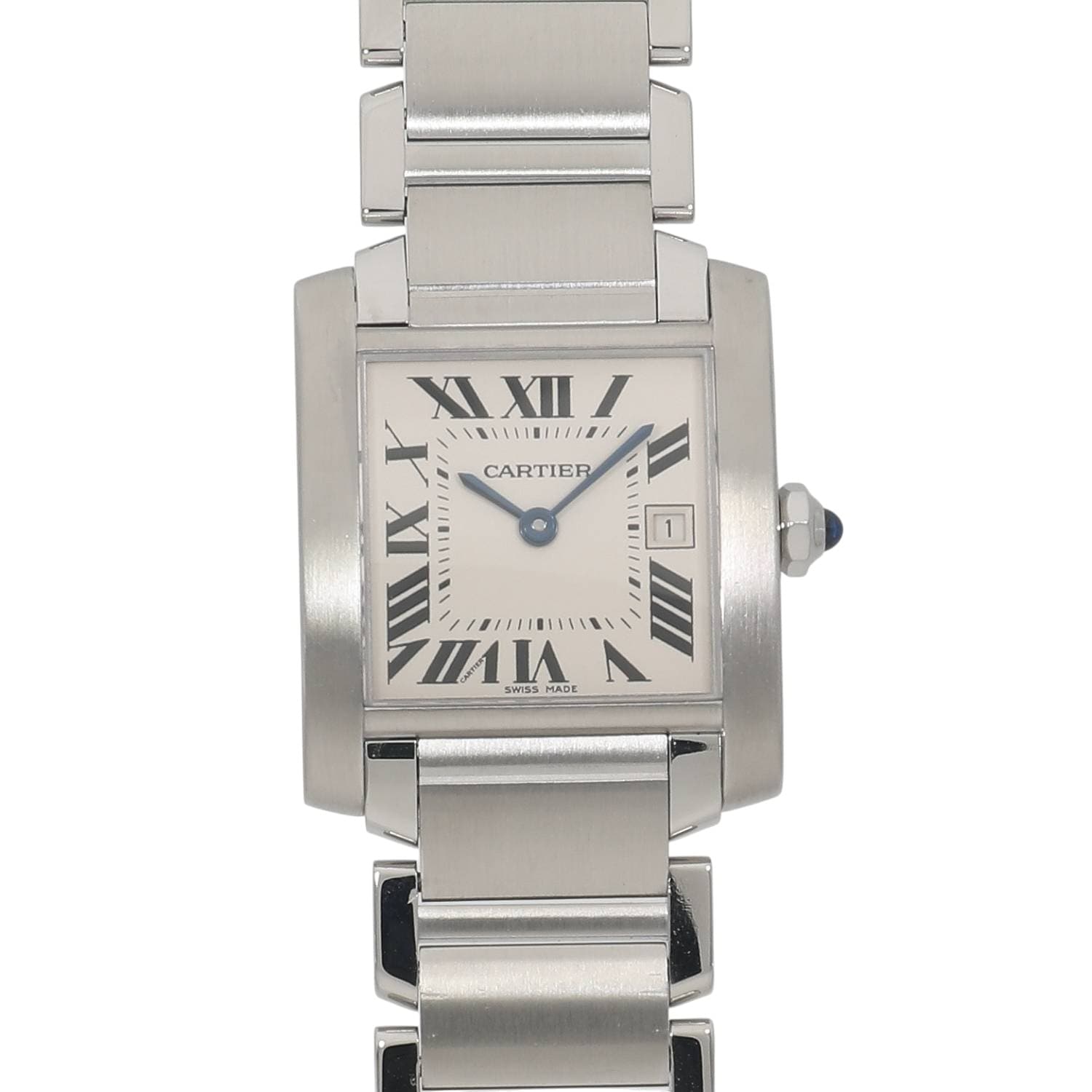 [中古]カルティエ タンク フランセーズ MM W51011Q3 アイボリー ユニセックス