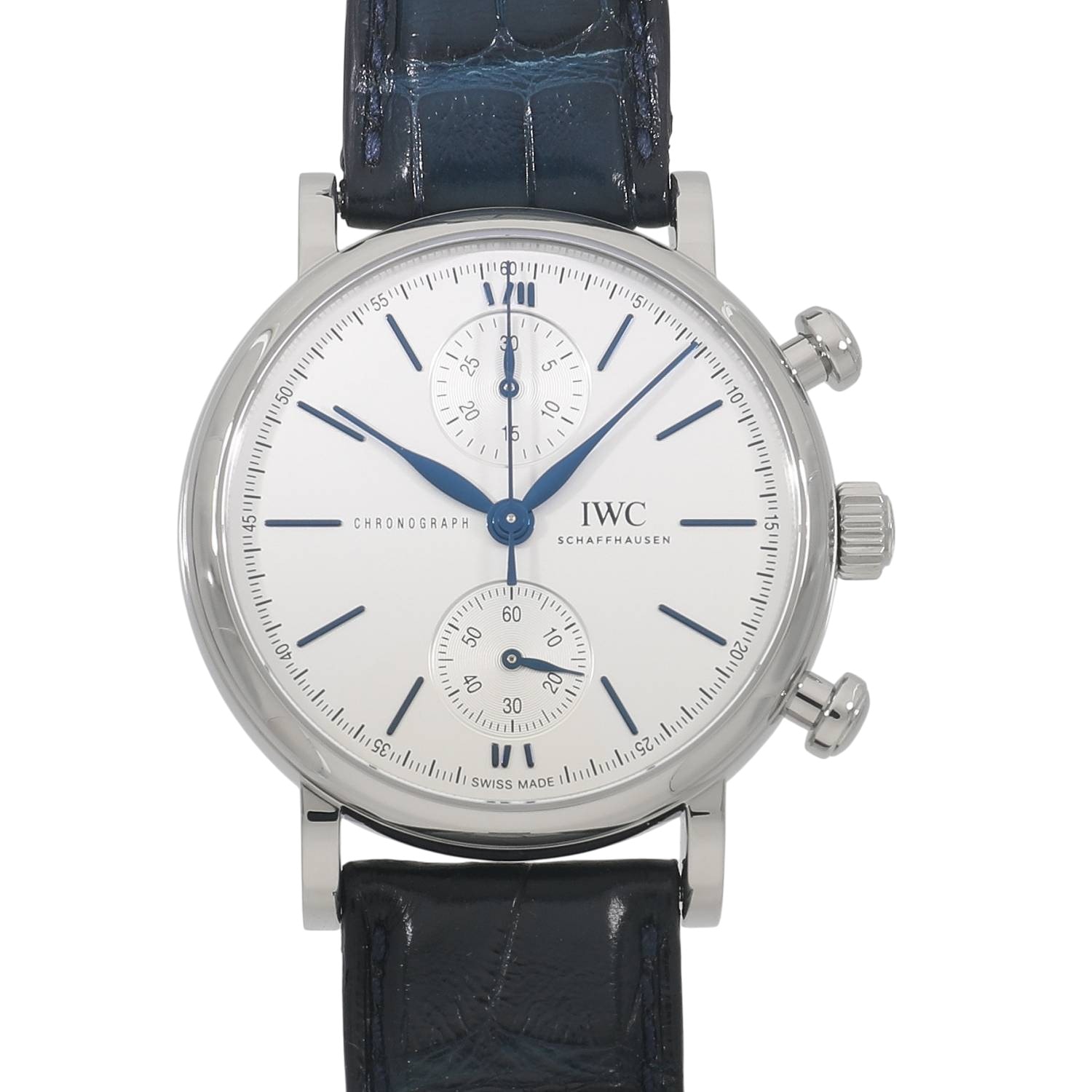 [中古]IWC ポートフィノ クロノグラフ 39 IW391407 シルバー メンズ