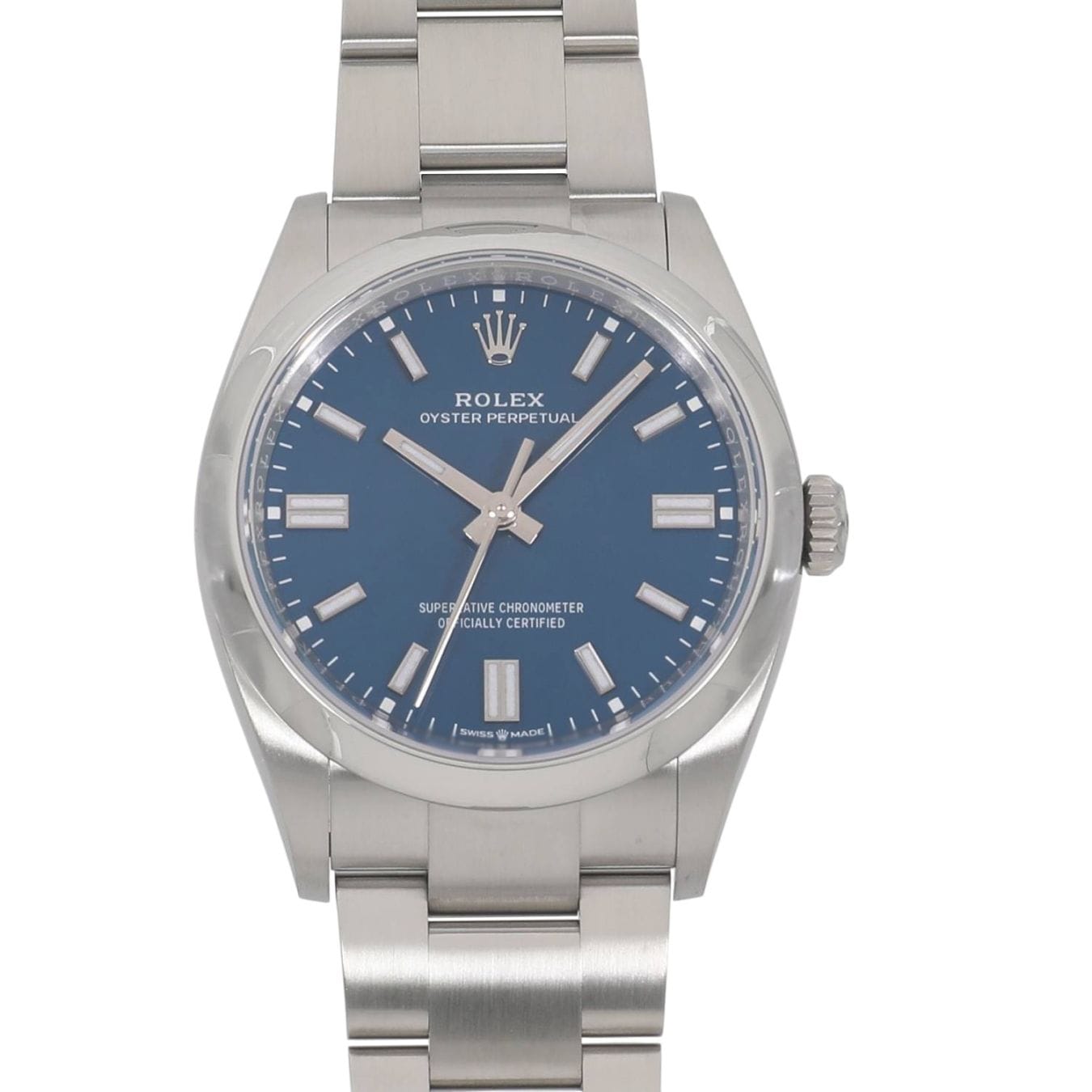 [新品]ロレックス オイスター パーペチュアル 36 126000 メッドブルー メンズ
