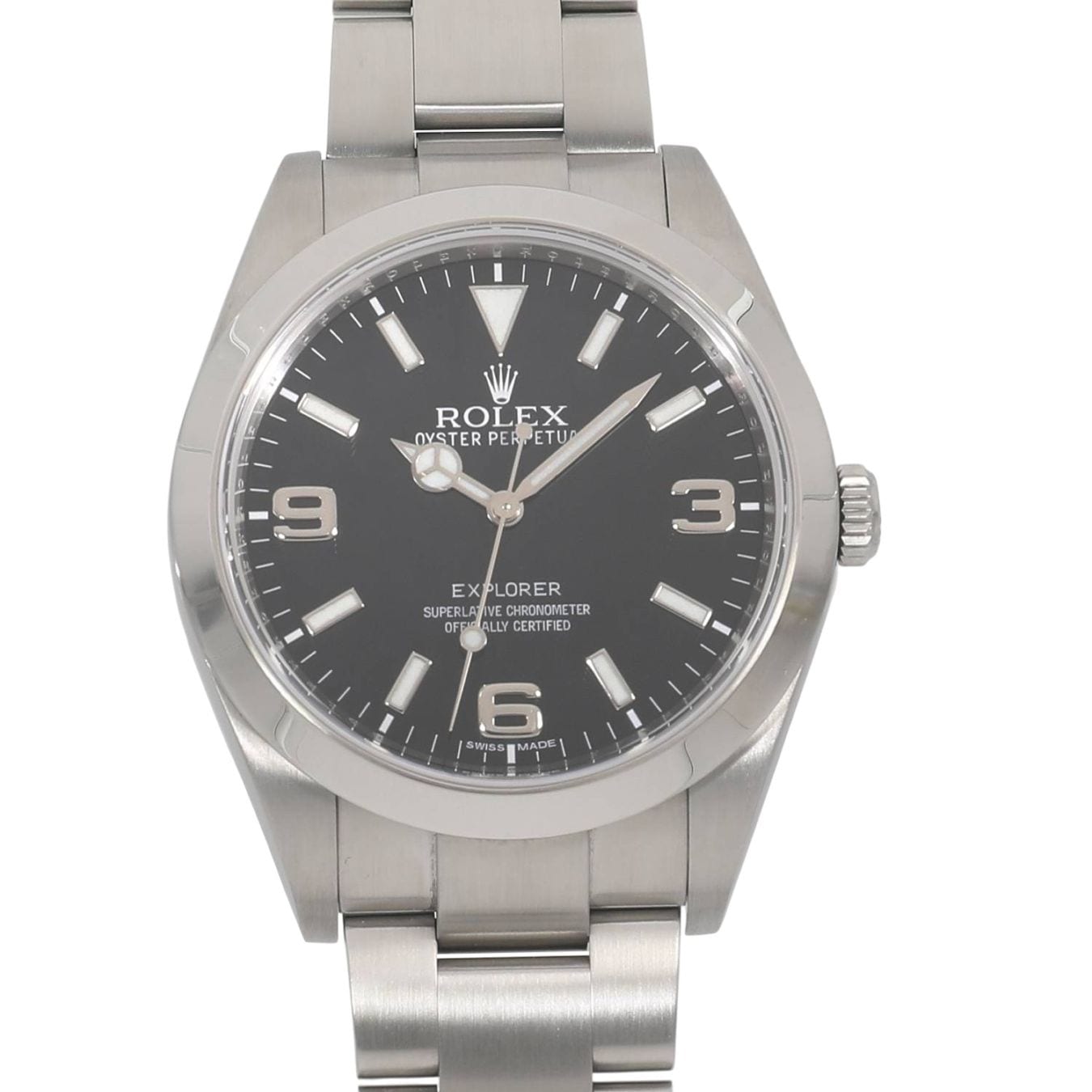 [中古]ロレックス エクスプローラー I 214270 G番 ブラック メンズ