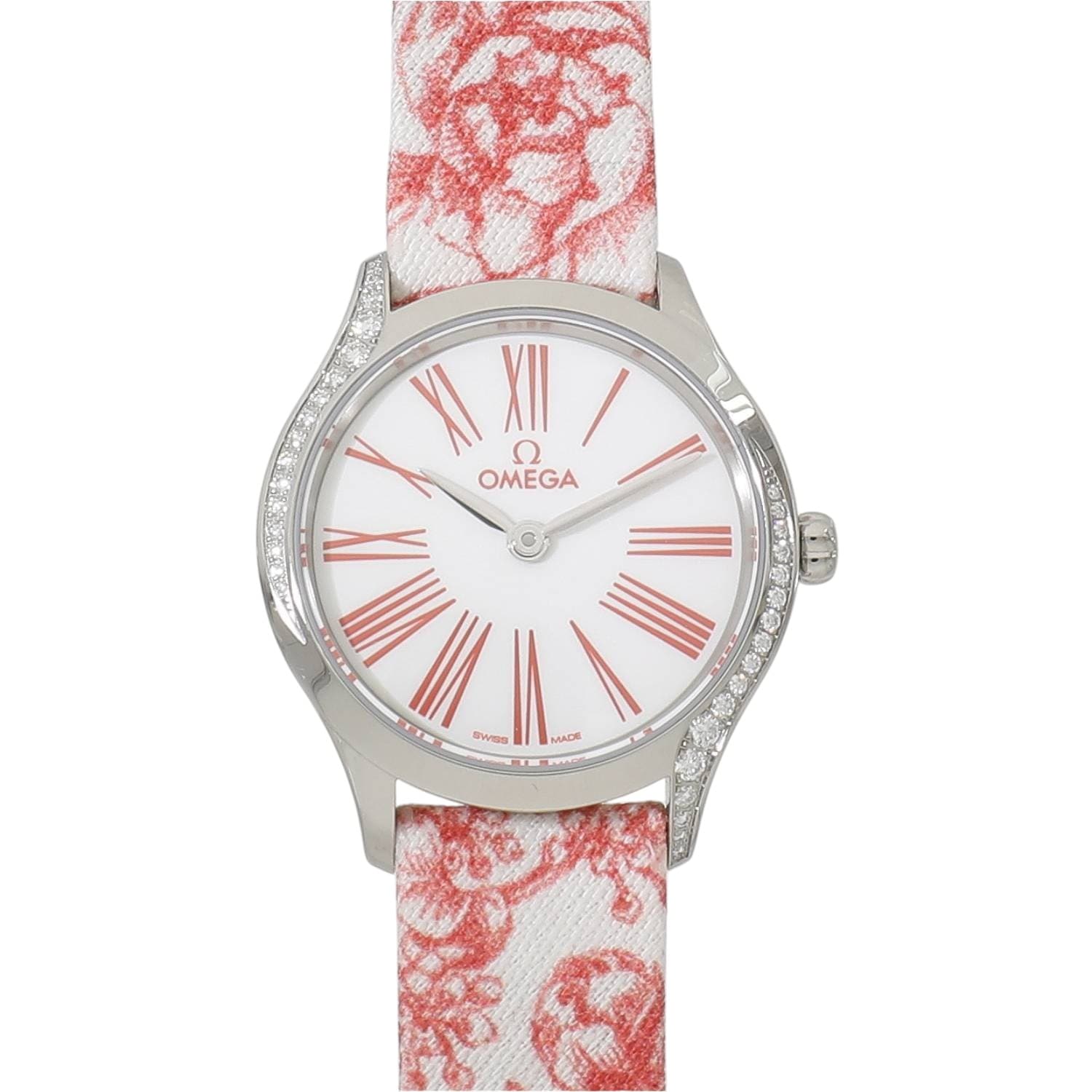 [未使用]オメガ デ・ヴィル ミニ トレゾア 428.17.26.60.04.003 ホワイト レディース