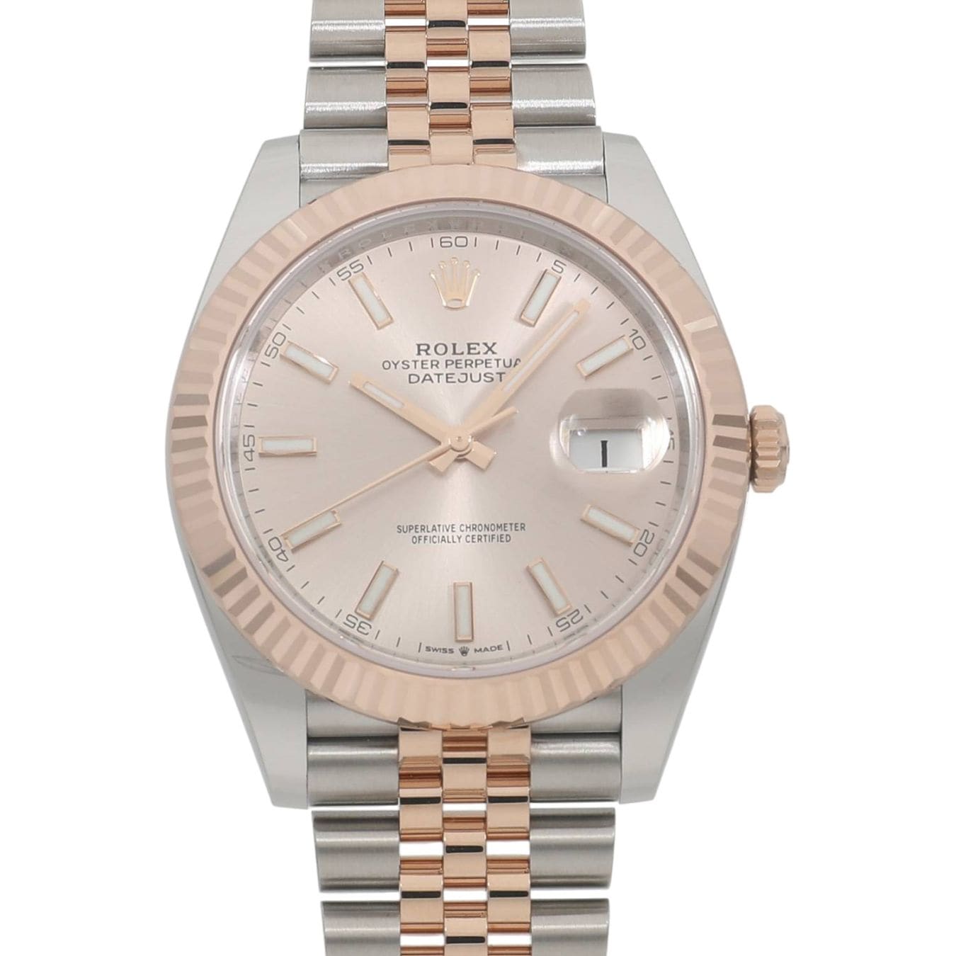 [未使用]ロレックス デイトジャスト 41 126331 ランダム サンダスト メンズ