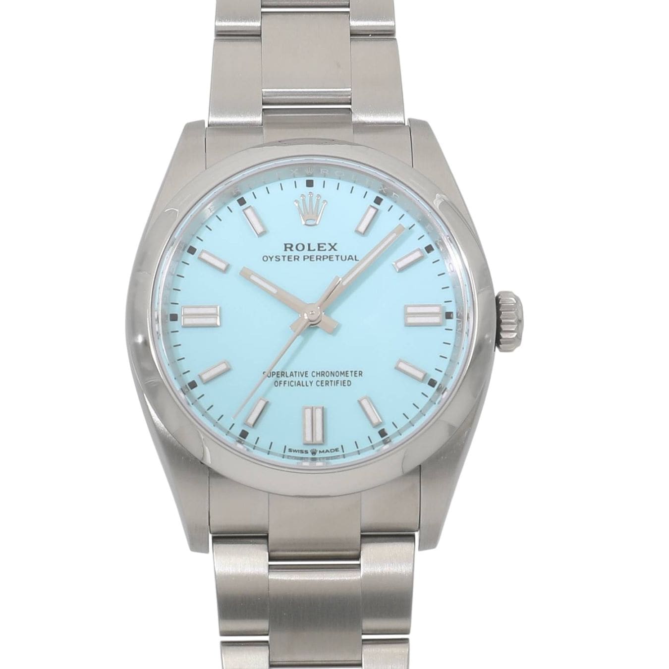 [中古]ロレックス オイスター パーペチュアル 36 126000 ランダム ターコイズ メンズ