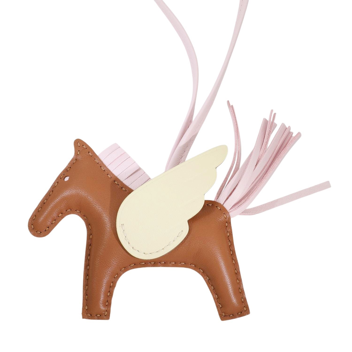 [新品]エルメス ロデオチャーム ペガサス PM アニョーミロ ゴールド×ローズダーリン×ジョーヌミルトン（ブラウン×ピンク×イエロー） 